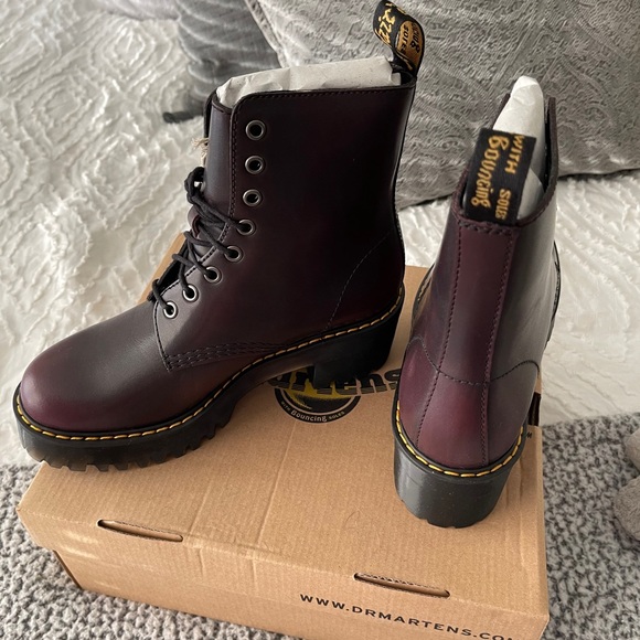 Dr. Martens Shoes - Burgundy Dr. Martens Boots